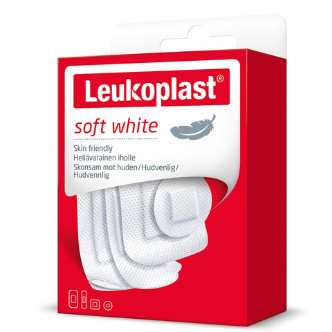 Leukoplast Soft Alb - plasturi pentru piele sensibila 30 buc / cutie - doctorplaga.ro