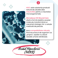 Microdacyn® Hydrogel, gel amorf hidroactiv, pe bază de acid hipocloros