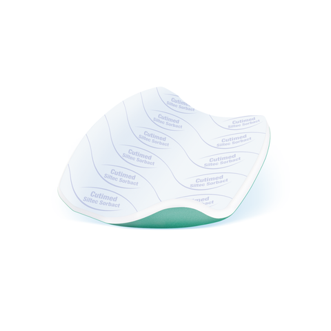 Cutimed® Sorbact® Siltec®, pansament antimicrobian hidrofob, 1 buc.
