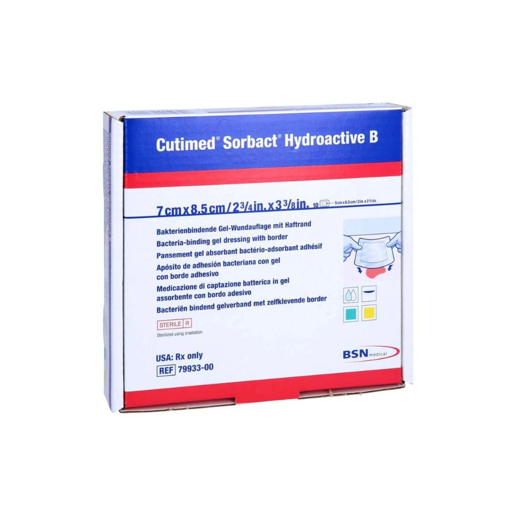 Cutimed® Sorbact® Hydroactive B, Pansament antimicrobian și absorbant