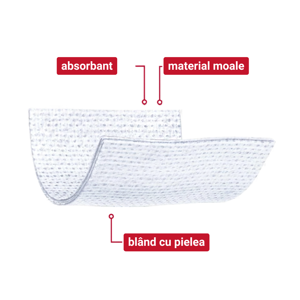Leukoplast® Cutisoft®, compresă moale neadezivă, sterilă