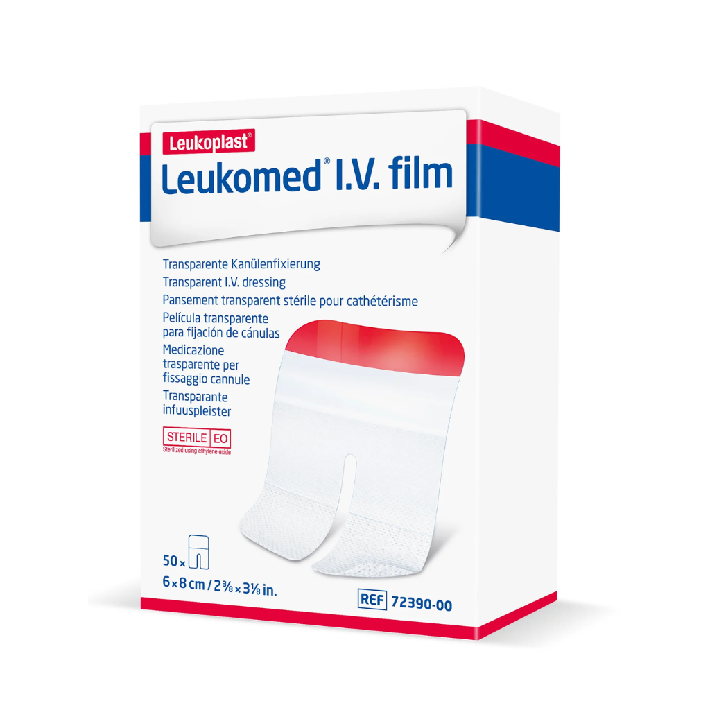 Leukomed® IV Film, transparent, pentru fixare catetere și canule