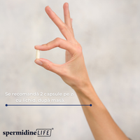 Spermidine LIFE® Original 365+ 2 mg, regenerare celulară, 60 caps.