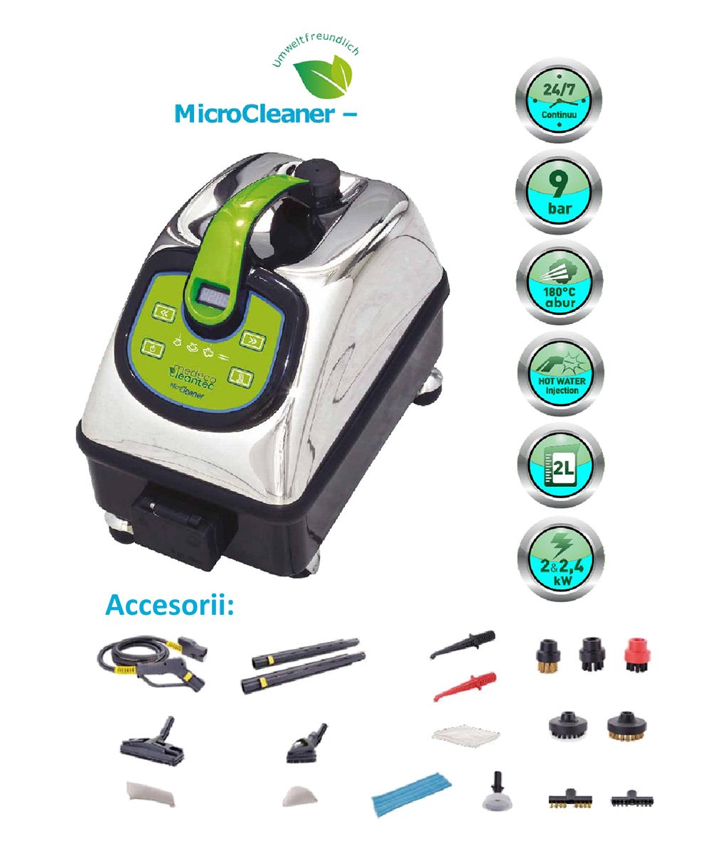 MicroCleaner-Curățare și dezinfecție fără agenți chimici - doctorplaga.ro