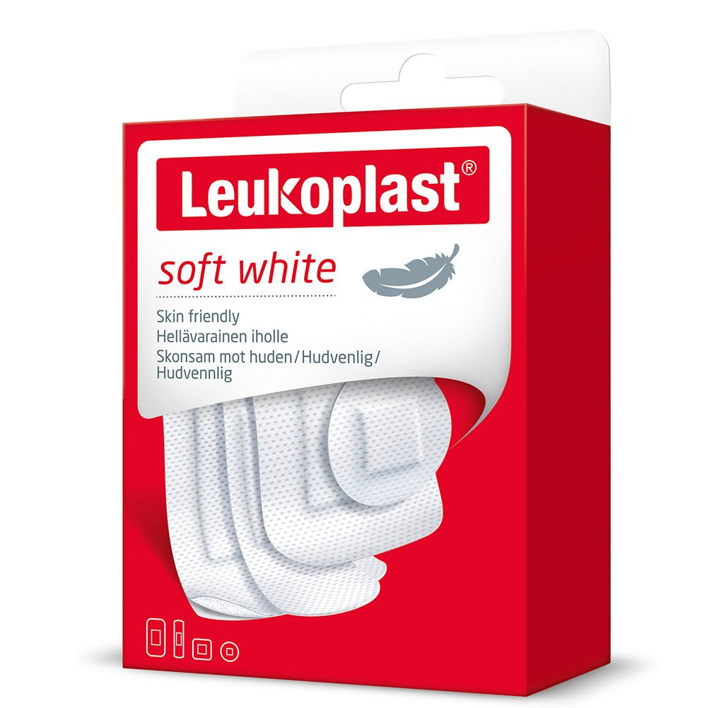 Leukoplast Soft Alb - plasturi pentru piele sensibila 30 buc / cutie - doctorplaga.ro