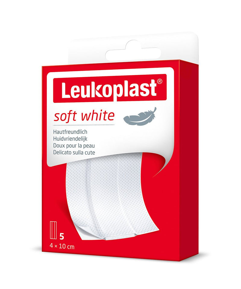 Leukoplast Soft Alb - plasturi pentru piele sensibila 5 buc/cutie - doctorplaga.ro