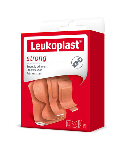 Leukoplast Strong - 4 dimensiuni de plasturi puternic aderenti 20buc/cutie - doctorplaga.ro
