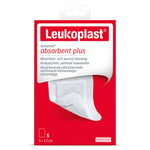 Leukoplast absorbent plus packaging on a white background
